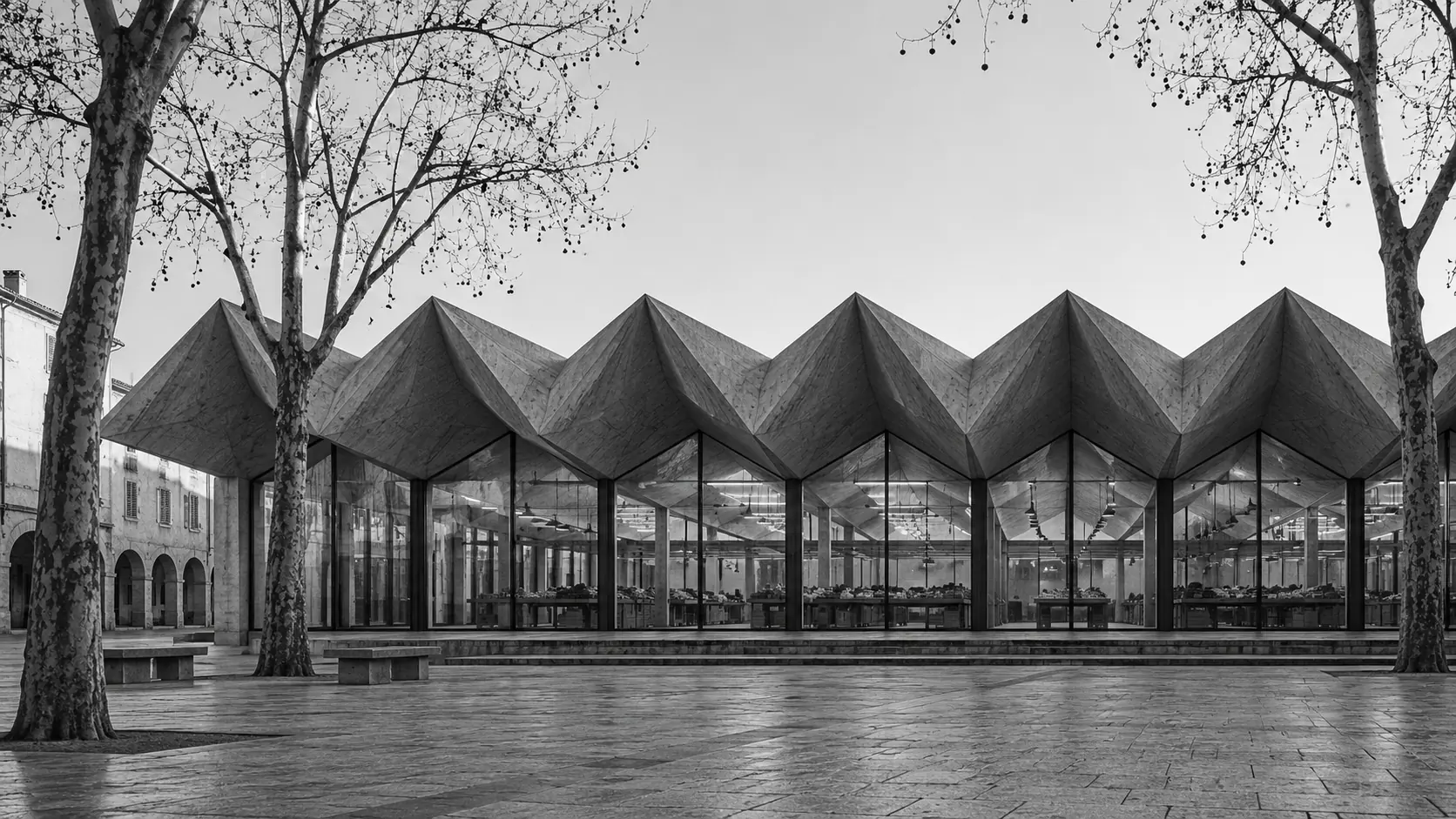 The Covered Market from the square